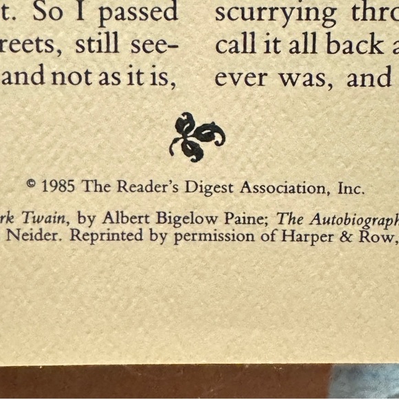 The Adventures of Tom Sawyer Mark Twain 1985 Reader’s Digest Edition Book - Picture 12 of 14